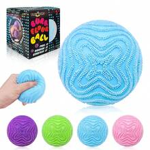 1/2/8 cái bóng xả stress lông mềm, đồ chơi fidget mềm giảm lo âu, bóng bóp bột, bóng co giãn nhồi bột dễ thương, bóng xả stress lông, bóng bóp cảm giác cho người lớn giảm lo âu và căng thẳng - Nhiều màu - Xem 2