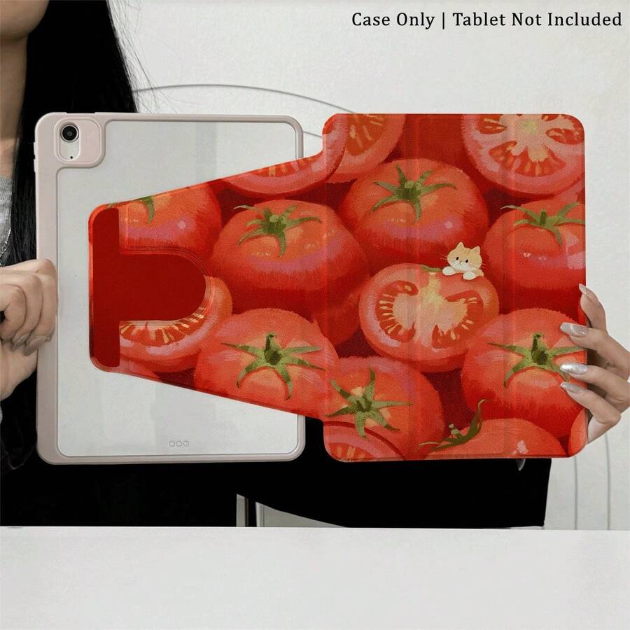 1个360°旋转保护套，带笔槽，多角度磁吸支架，具备自动休眠/唤醒功能，兼容iPad Pro/Air、三星、小米Pad 5/6/31。 - 彩色 - 查看 1