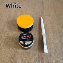 白色鞋油修复膏，适用于运动鞋和正装鞋。可修复鞋边泛白，修复受损皮革表面，并提供出色的颜色恢复效果。内含涂抹刷和海绵。 - 彩色 - 查看 11