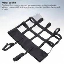 Aimall Hanging Stable Fan Bag Portable Durable For Barn Horse Stall Cooling Fan Cover Adjustable Australia - Black - View 6