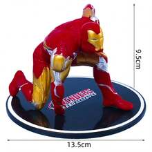 Marvel 1pc Avengers 4 Handmade Set Spider Man Iron Man Pendant Cake Decoration/Car Pendant/Birthday Gift - Multicolor - View 4