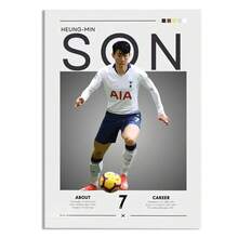 1pc Famous Football Star Poster Modern Inspirational Canvas Painting Picture Soccer Wall Art Home Decoration Print Living Room Decor - Multicolor - View 15