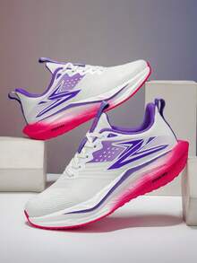 Chaussures de course sur route pour hommes, baskets de sport confortables et respirantes - conviennent pour toutes les saisons, chaussures de sport décontracté et à la mode pour les activités extérieures, le jogging, la marche, la gym, l'exercice au parc et le port décontracté quotidien, chaussures de sport assorties pour couple - Poudre blanche - Voir 9