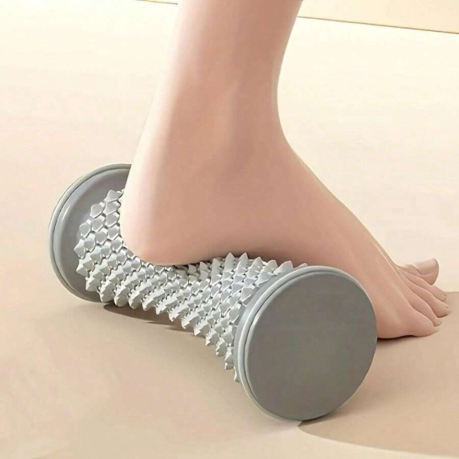 Fußmassage-Roller, geeignet für alle Jahreszeiten, Plantarfasziitis-Massage, Yoga-Muskelentspannung, Gewölbetraining, komfortabler Fitness-Ketten-Roller, Fußmassage für Zuhause, leicht zu rollen - Fußmassagegerät - Übersicht 1