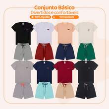 4-Piece Assorted Children's Summer Outfit For Boys - 2 Sets - Includes 2 T-Shirts + 2 Shorts - Nền tảng - Xem 8