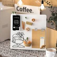 Magnetic Rectangular Decorative Board, Magnetic Display Board, Suitable For Memo Notes, Posters, Decoration, Message Board, Home/Office Vertical Memo Pad, Postcard Display, Calendar Display, Classroom Decor, Office Decor, Desktop Decor - Multiple Styles - View 6