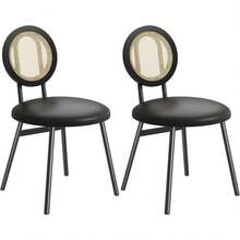 Dining Chairs - Black Two-piece Set - View 5
