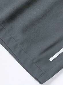 Men's Fashion Sports Shorts - With Zipper Pockets And Adjustable Drawstring Waist Summer - Grey - View 3