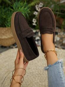 Women's Casual Versatile Leopard Print Sneakers, Fashionable Eye-Catching Comfortable Durable Rubber Soft Sole Sports Shoes, Breathable Lightweight Patchwork Athletic Shoes - Brown - View 1