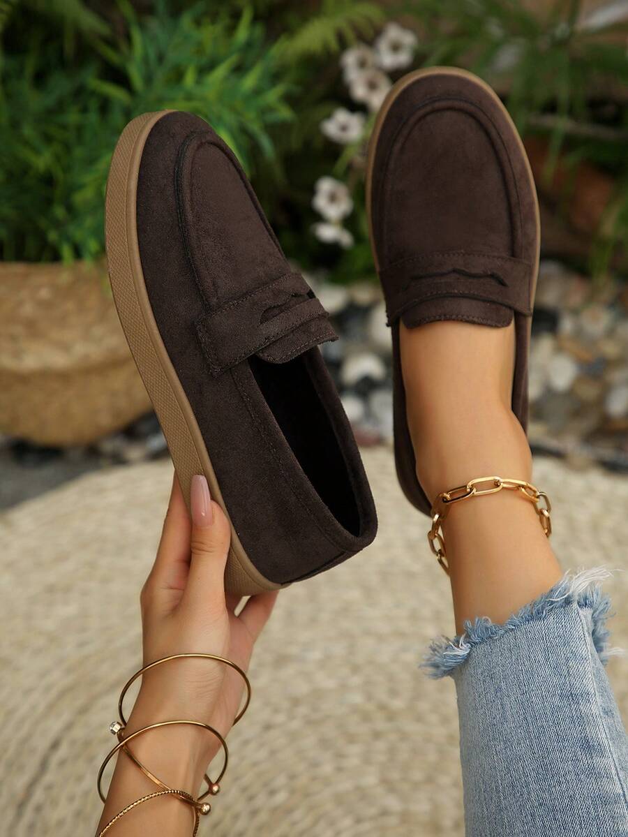 Women's Casual Versatile Leopard Print Sneakers, Fashionable Eye-Catching Comfortable Durable Rubber Soft Sole Sports Shoes, Breathable Lightweight Patchwork Athletic Shoes - Brown - View 1