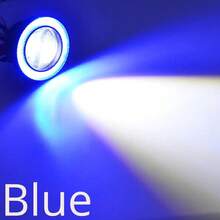 2X Đèn LED chạy ban ngày tự động COB 12V Đèn pha Angel Eye Đèn sương mù Đèn pha chống nước Đèn chạy ban ngày Đèn xi nhan Đèn LED cốp xe - 89mm - Xem 10