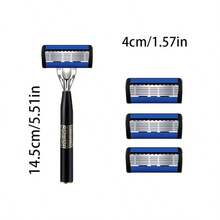 This Super Smooth And Fashionable Razor Comes With 72 Ultra-Sharp Replaceable Stainless Steel Blades, Providing A Sharp And Smooth Shaving Experience. It Features 2 Non-Slip Comfortable Handles, Making It An Essential Shaving Accessory For Men. - Multicolor - View 5