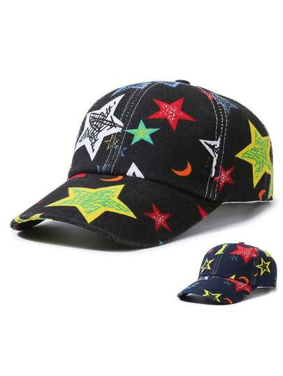 1 chiếc, Mũ nữ, Mũ lưỡi trai thời trang Hàn Quốc, Mũ chống nắng thoáng khí in chữ nhiều màu sắc, Mũ lưỡi trai thường ngày, Nam, Nữ, Mũ chống nắng đa năng, Mũ lưỡi trai thêu, Chữ và sao ngoài trời mùa xuân và mùa thu, Mũ in nhiệt, Mũ lưỡi trai thể thao, Mũ trucker thể thao ngoài trời, Mũ chống nắng bốn mùa, Du lịch, Đạp xe, Leo núi, Mũ lưỡi trai thường ngày nhanh khô thoáng khí, Mũ câu cá chống nắng, Mũ bảo vệ rừng rậm