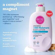 Eos 24H Moisture Travel Body Lotion- Vanilla Cashmere, Travel Size Essential, Toiletries, Mini Body Lotion For Dry Skin, 2.5 Fl Oz(Pack Of 1) - 清新舒適 - 查看 4
