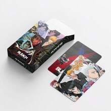 92pcs BLEACH Anime Death God Mini Sticker Cards, Japanese Style Double-Sided LOMO Collectible Cards - Multicolor - View 5