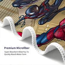 Marvel Khăn tắm biển siêu thấm hút chủ đề Người Nhện, làm từ sợi microfiber, nhanh khô và nhẹ, lý tưởng cho người lớn, nam, nữ, trẻ em, là phụ kiện thiết yếu khi đi biển. Hình ảnh nổi bật giúp khăn dễ dàng nhận thấy ở bãi biển, có thể dùng làm khăn tắm biển, khăn bơi, chăn hoặc khăn choàng. - Nhiều màu - Xem 8