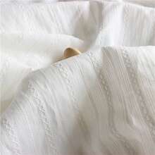 1pc White Vertical Striped Jacquard Ribbed Knit Fabric, Soft Breathable Embossed Embossed Twisted Fabric, Lightweight Breathable Woven Jacquard Cloth, Suitable For DIY Clothing, Dresses, Shirts, Curtains, Home Decor And Sewing Crafts - 1 - View 8