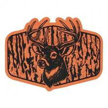 1 Deer Head Woven Label Patch - A - View 10