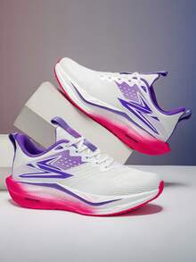 Chaussures de course sur route pour hommes, baskets de sport confortables et respirantes - conviennent pour toutes les saisons, chaussures de sport décontracté et à la mode pour les activités extérieures, le jogging, la marche, la gym, l'exercice au parc et le port décontracté quotidien, chaussures de sport assorties pour couple - Poudre blanche - Voir 10