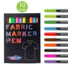 6-48 Colors Fabric Marker Pen Set, Fine Tip Fabric Painting Pens Suitable For Clothes, Textiles, T-Shirts, Fabric Bags, Hats, DIY Handicrafts, Clothing - Fabric Markers - View 18