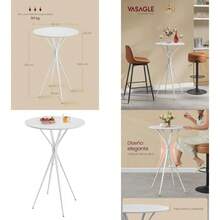 Outdoor Table - Cloud White Matte White - View 1