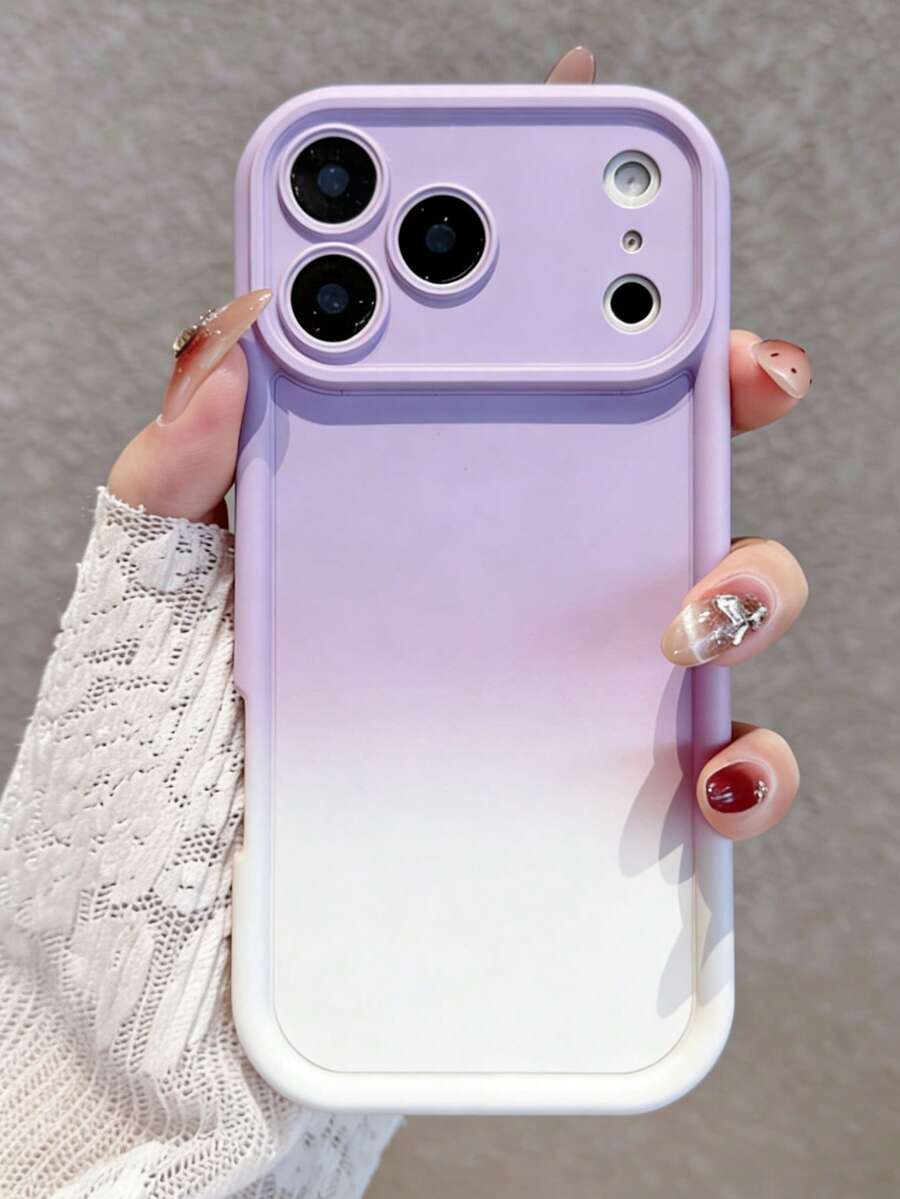 Ốp điện thoại hình kem ombre thời trang mới, tương thích với iPhone, phong cách tối giản cao cấp, phiên bản nữ độc quyền được yêu thích, nơ 3D tinh tế được trang trí bằng đá lấp lánh, cô gái ngọt ngào thanh lịch với phong cách sang trọng, tối giản sáng tạo chất lượng cao, phong cách độc đáo