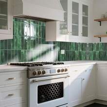 Brick Tile Pattern Self-Adhesive Wall Stickers, Peel And Stick Tile Wallpaper, Waterproof, Suitable For Living Room, Kitchen Backsplash, Bathroom, Zellige Style - A - View 5