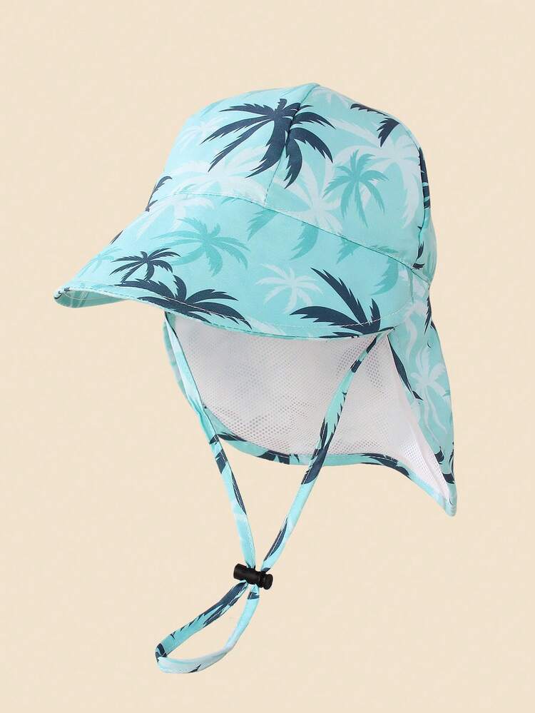 1pc Outdoor Kids Sun Hats With Neck Flap Boys Girls Wide Brim Sun Protection Children Bucket Hat Safari Hat - 1PC - View 14