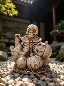 Skull Ashtray, Smoker's Ashtray Container, Portable Resin Ashtray, Ashtray Stand, Suitable For Home Decor, Bar Accessories - Multicolor - View 7