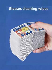 Mini Eyeglass Cleaning Wet Wipes, Disposable Eyeglass Lens Cleaning Cloth, Suitable For Glasses And Other Glass Surfaces. Portable Packaging. Suitable For Home Use, Outdoor Camping, Travel And Other Scenarios. 2. Mobile Screen/Glass Cleaning Wet Wipes, Suitable For Quick Wiping And Drying Glasses And Screens. Individually Sealed Packages. Glass Cleaning Paper, Portable Glass Cleaning Paper. Suitable For Travel, Outdoor Activities, Sports, Office, School And Other Occasions. - Nhiều màu - Xem 1