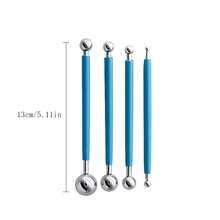 Bộ dụng cụ nặn đất sét DIY 18 món, bao gồm đất sét nặn, dụng cụ nặn, bút chấm, dụng cụ tạo hình đất sét, miếng bọt biển, dao tạo hình bằng nhựa, thích hợp cho nặn đất sét, chạm khắc gốm sứ, trang trí bánh và làm móng nghệ thuật, kèm hộp đựng có khóa kéo tiện dụng. - Nhiều màu - Xem 9