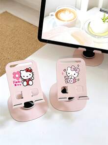 SANRIO Hello Kitty Pink Desktop Phone Holder, 360° Rotatable & Foldable - Multicolor - View 2