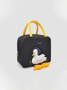 Tas Bekal Makan Siang Motif Bebek Kuning Lucu, Kotak Bekal Genggam dengan Resleting, Tas Bekal Makan Siang Berinsulasi Multifungsi dengan Lapisan Aluminium Foil, Tas Organizer Kosmetik Perlengkapan Mandi Kapasitas Besar untuk Perjalanan, Tas Bekal Makan Siang Berinsulasi Tertutup Multifungsi, Tas Penyimpanan Multifungsi, Cocok untuk Perjalanan Kerja, Piknik, Berkemah, Hadiah untuk Semua Orang - MultiWarna - View 13