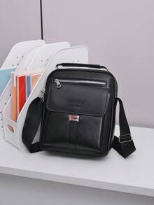 Túi đeo chéo nam thời trang xuyên biên giới, chất liệu vải cao cấp chống thấm nước, đa năng, phù hợp cho công sở và thường ngày. - màu đen - Xem 1