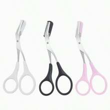 2026 Nouveaux ciseaux à sourcils avec peigne (1 paire de ciseaux + 1 peigne), unisexe, conçus spécifiquement pour la mise en forme et le toilettage des sourcils, manche antidérapant pour un trimming et un retrait des cils faciles, convient comme outil de beauté de maquillage, set de coupe de sourcils 1/2, mise en forme précise, outil de beauté sans parfum pour débutants, accessoire d'épilation unisexe, salon, beauté, essentiel de voyage, accessoire de salle de bain, set de coupe de sourcils à deux mains - Plusieurs styles - Voir 12