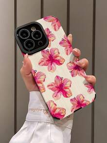 1pc, Free Shipping, Local Delivery, Accessories Not Included, 1PC Delicate Floral Pattern Soft Protective Phone Compatible With 15/15Plus/15Pro/15ProMax, Compatible With - Multicolor 4 - View 7