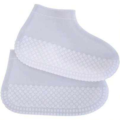 Silicone Waterproof Shoe Covers Rain Socks, Reusable Foldable Non - Slip Shoes Boots Shoes Covers Overshoe Indoor, Rain, Snow, Grassland Shoes Men Women