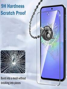 5片装超高清钢化玻璃膜，全覆盖，兼容三星Galaxy S26 S25 S24 Ultra FE A57 A56 A55 A37 A36 A35 A17 A06 A07，9H硬度，防爆防刮，手机屏幕保护膜，无气泡，光滑防油层，自动吸附，易于安装 - 無色 - 查看 8