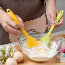 6pcs Heat-Resistant Cream Scrapers, Butter Silicone Scraper Spatulas, Mini Silicone Scrapers, Jam Scrapers, Mixing And Baking Tools, Kitchen Utensils, Apartment & Dorm Essentials, Kitchen Accessories 1/3/5/6pcs - Multicolor - View 5