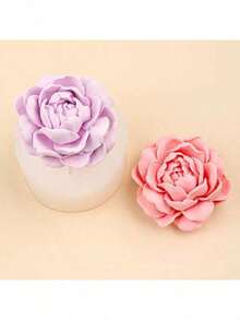 Khuôn silicon làm nến hình hoa nhài 3D, khuôn đúc nhựa làm xà phòng thủ công hình hoa, khuôn bền và có thể tái sử dụng. - hoa - Xem 5