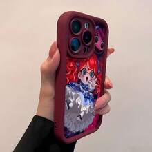 Poppy Playtime, tema de terror rojo y azul.funda de teléfono Fundas compatibles con ,Apple,VIVO,OPPO,,, y Honor.Fabricadas en silicona TPU,ofrecen protección contra golpes y caídas. - Burdeos - Ver 4
