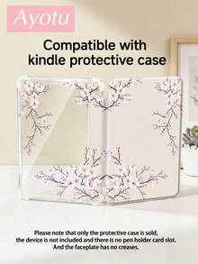 Ayotu 樱花图案平板电脑保护套，兼容 iPad Air 8 (M4) 2026 (11/13 英寸)、Air 11 英寸 M3 2025 / M2 2024、Air 第五代 2022、(A16) 11 英寸第十一代 2025，兼容三星 Galaxy Tab、Kindle Paperwhite 第十二代 2024，透明背壳，时尚图案保护套，具备自动休眠和唤醒功能，气囊保护，适合作为礼物和办公用品。 - 彩色 - 查看 9