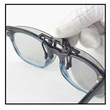 2 piezas Gafas de bicicleta con clip unisex de moda, diseño abatible adecuado para gafas regulares, excelente para actividades al aire libre - Multicolor - Ver 4