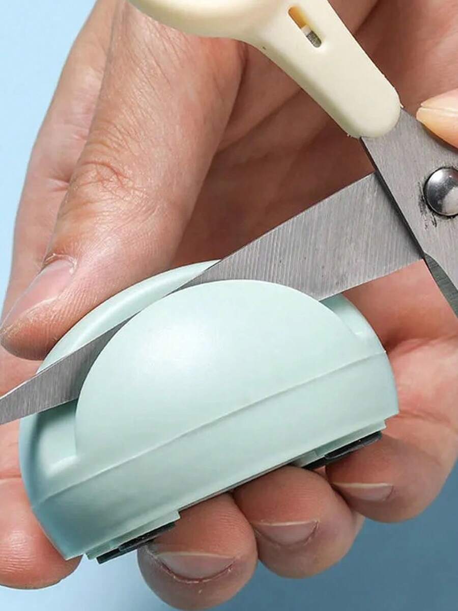 Frog Sharpening Stone | Portable Knife And Scissors Sharpener, Suitable For Camping, Quick Sharpening Stone, Applicable To Fruit Knives And Vegetable Knives, Sharpening Tool, Plastic Material