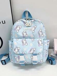 SANRIO 1 Ba lô in hình hoạt hình Hello Kitty & Kuromi kiểu mới dễ thương, thẩm mỹ Kawaii, dung tích lớn, nhẹ, thích hợp cho học sinh đi học hàng ngày, đi làm, du lịch, hoạt động ngoài trời, đeo vai điều chỉnh được, túi xách di động - Một phong cách - Xem 12