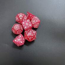Easytoday High Quality New 7-Piece Star Engraved Dice Set, Novel Acrylic Dice Suitable For Board Games - Multicolor - View 16