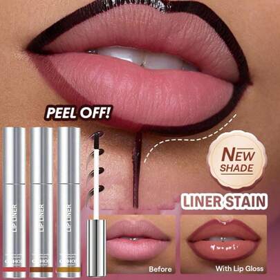 3pcs Lip Care, Plumping Lips, Semi-Permanent Matte Lip Care Suitable For Girls And Women, Long-Lasting Popular Matte Colors Are Easy To Apply, Long-Lasting, Waterproof, Smudge-Proof, Fade-Proof, High Color Payoff, Easy To Use.
