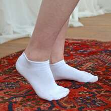Sock Snob 24 Pack Multipack Cotton Trainer Socks For Men & Women - White - View 2