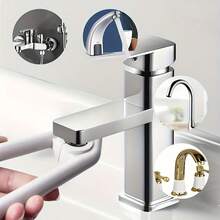 Multi-Functional Faucet & Aerator Removal Tool, Plastic Tap Filter Wrench, Easy-To-Use Handle Design For Quick Installation & Cleaning - Grey - View 2