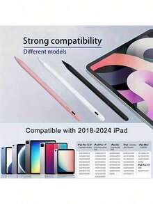 兼容 iPad 6-11 英寸（含 10/9）、iPad Pro 11/12.9/13 英寸（M4）、iPad Air 3/4/5（M2/M3）以及 iPad mini 5/6（2018-2025 年款）。支持 2 倍快速充电，并可与 Apple Pencil 2 无缝配合使用。升级版触控笔，兼容 iPad 第 9 代和第 10 代。 - 彩色 - 查看 6
